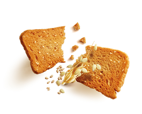 Melba toast biologische sesam